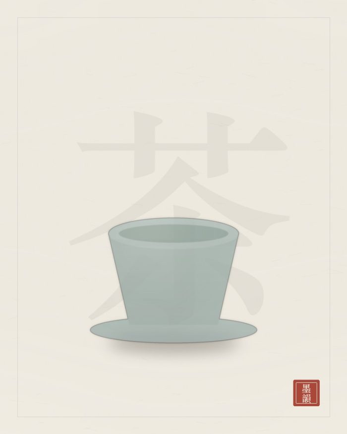 汝窯天青釉蓋碗